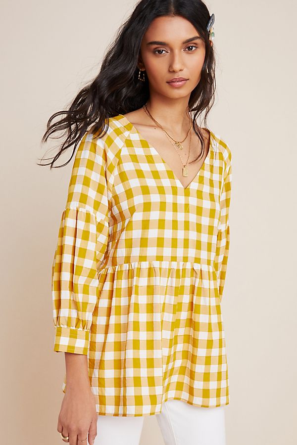 Slide View: 1: April Babydoll Blouse