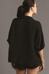 Thumbnail View 2: The Dylon Short-Sleeve Wide-Placket Top