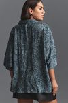 Thumbnail View 6: The Dylon Short-Sleeve Wide-Placket Top: Printed Edition