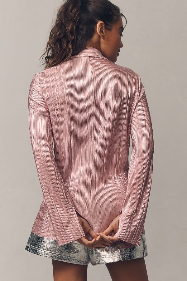 Slide View: 3: Sabina Musayev Rigel Pleated Blouse