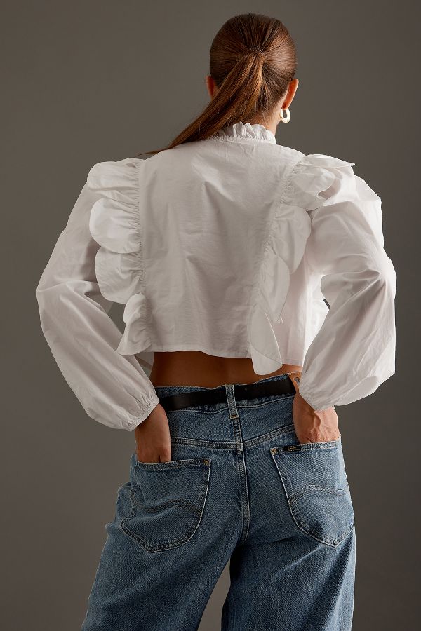 Slide View: 2: Stella Nova Embroidered Blouse