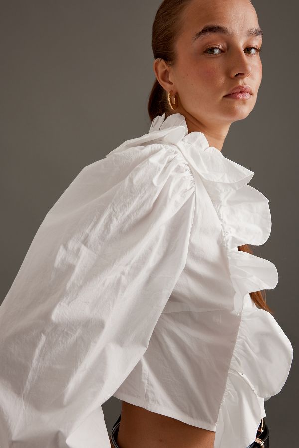 Slide View: 5: Stella Nova Embroidered Blouse