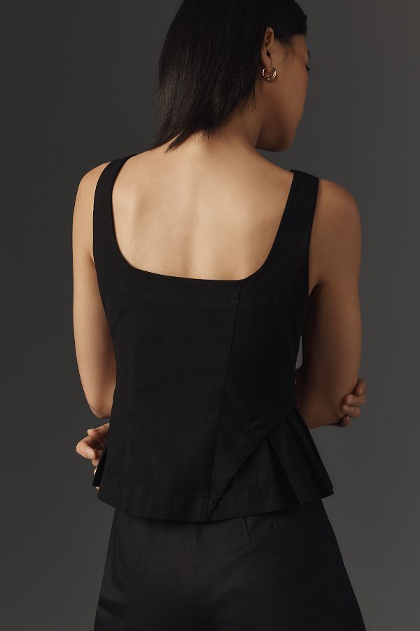 Slide View: 2: Maeve Peplum Vest