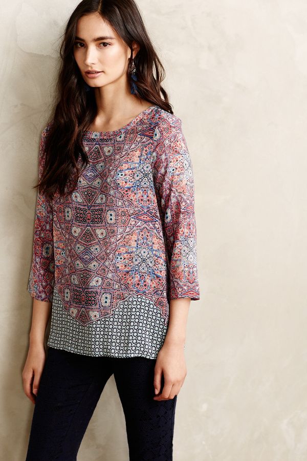 Sidney Silk Blouse | Anthropologie