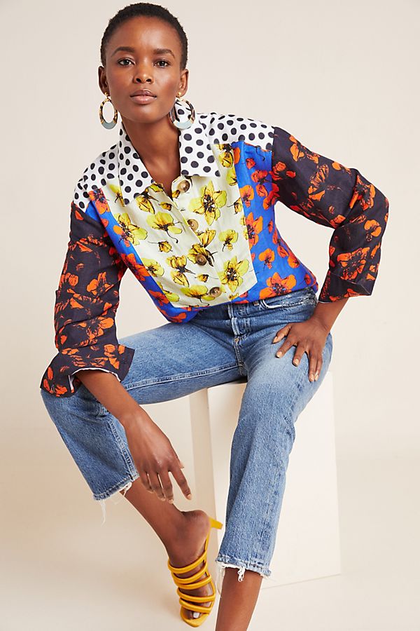 Slide View: 1: Coralia Buttondown