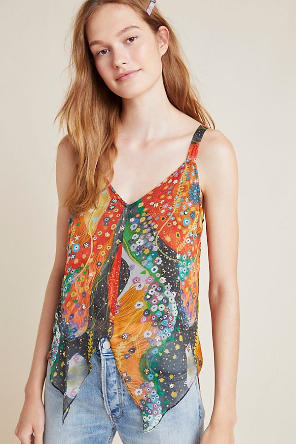 Slide View: 1: Bethann Beaded Tank