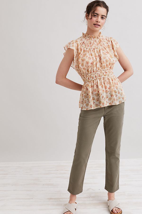 Current Air Embroidered Lace Blouse | Anthropologie UK