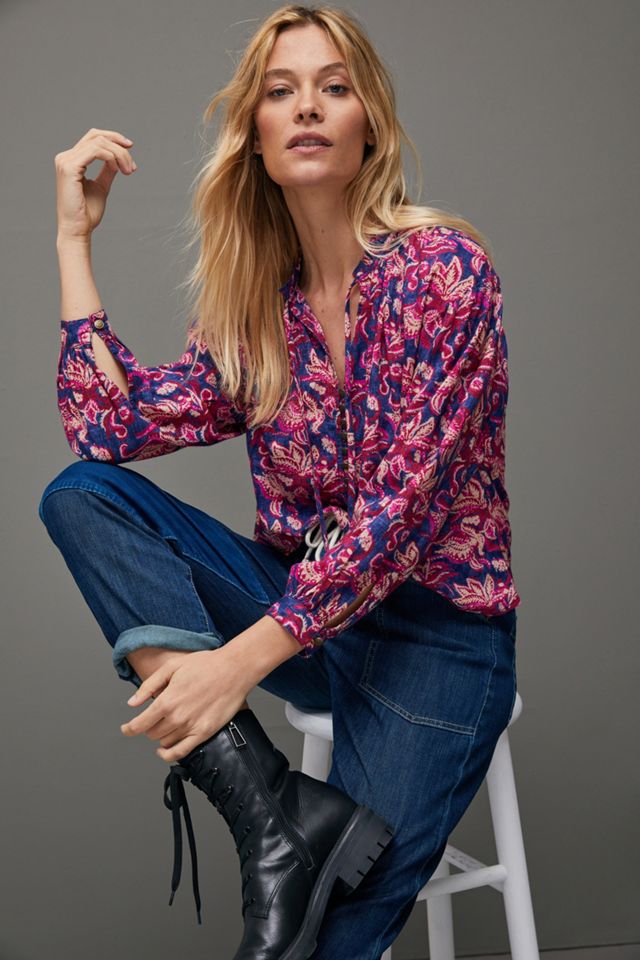 Pilcro Lucille Peasant Blouse