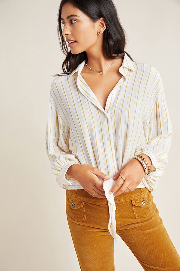 Slide View: 1: Tailor Striped Buttondown