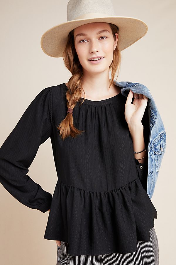 Slide View: 1: Iris Peplum Blouse
