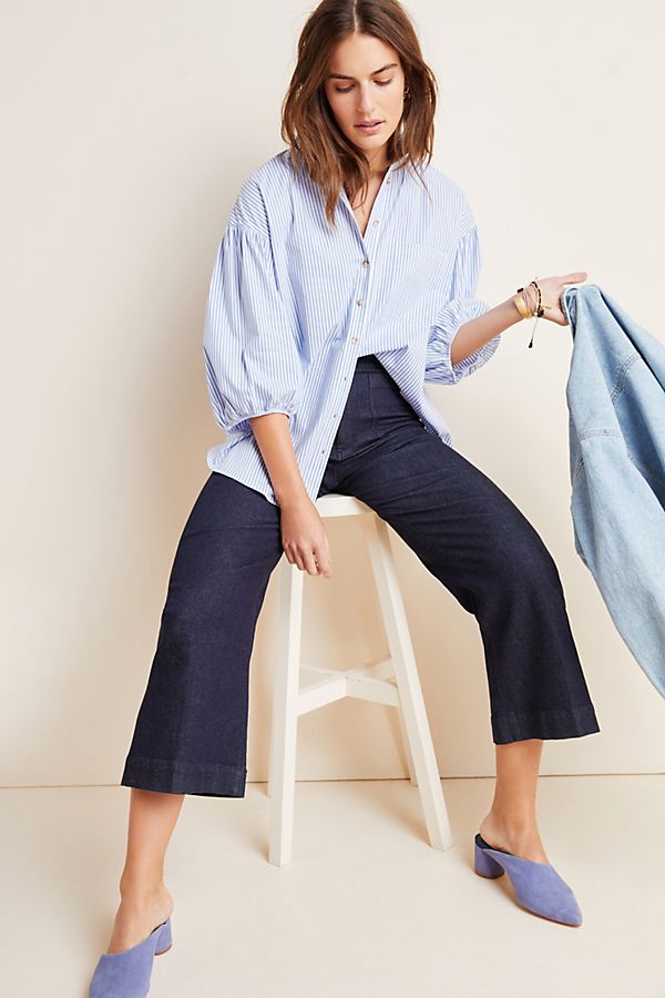 Slide View: 1: Jordana Poplin Blouse