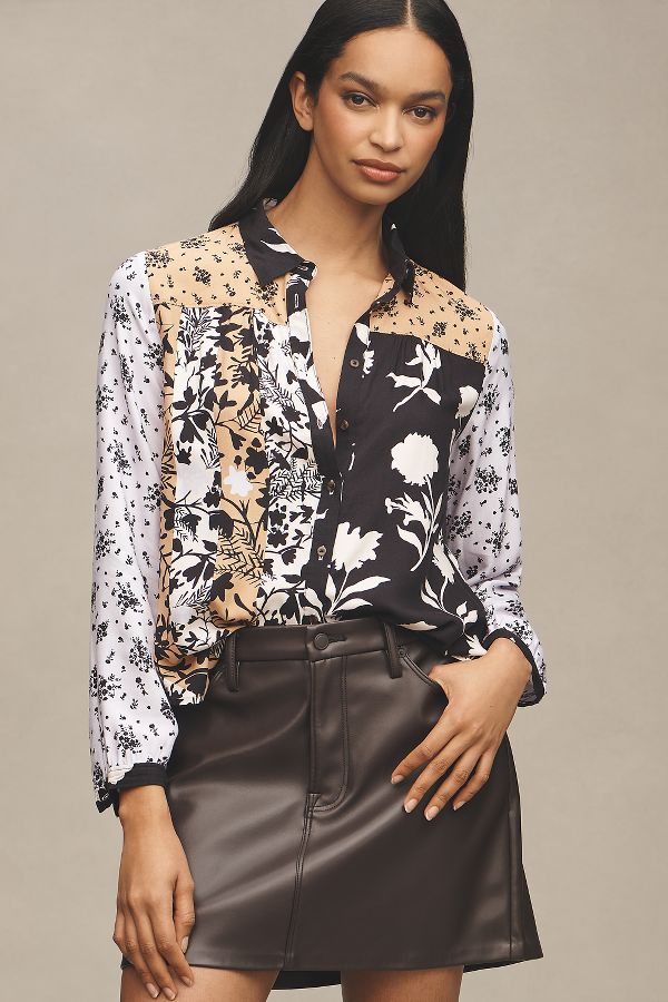 Slide View: 1: The Paz Buttondown Shirt by Maeve