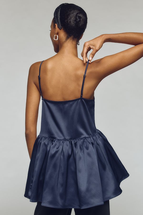 Vista diapositiva: 2: Top Babydoll in Seta di Anthropologie