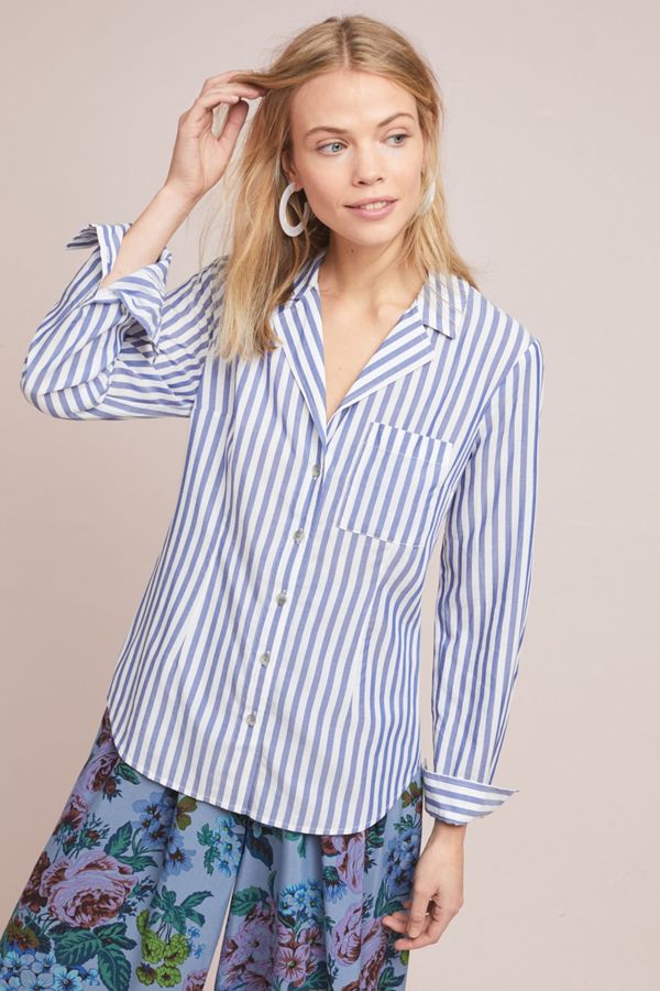 Pilcro Striped Buttondown | Anthropologie