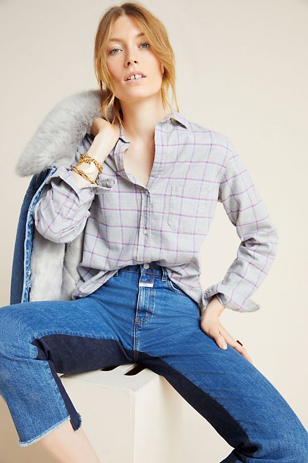 Slide View: 1: Grayson The Hero Flannel Buttondown