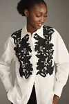 Thumbnail View 1: Mare Mare Floral Tuxedo Buttondown Top