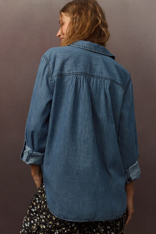 Slide View: 2: Pilcro Denim Hemd