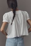 Thumbnail View 3: Pilcro Puff-Sleeve V-Neck Swing Blouse