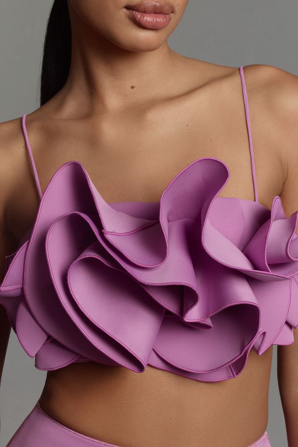 Slide View: 3: Acler Underwood Rosette Bustier Top