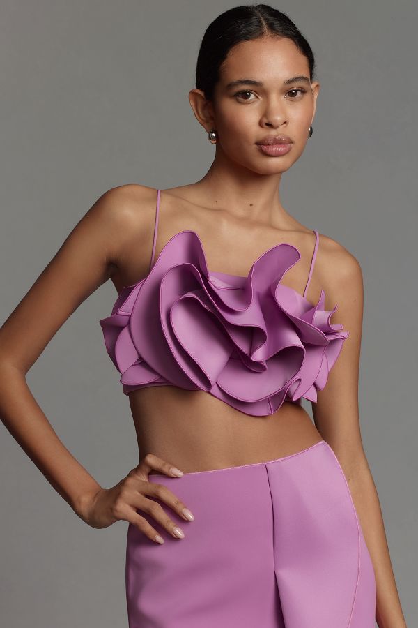 Slide View: 1: Acler Underwood Rosette Bustier Top