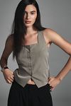 Thumbnail View 1: En Saison Roan Square-Neck Button-Front Vest