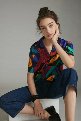 Farm Rio Mystic Buttondown | Anthropologie