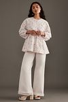 Thumbnail View 5: Blouse Gretchen Eyelet Damson Madder