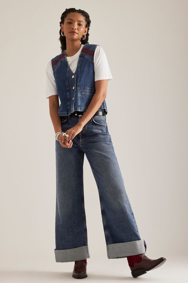 Slide View: 2: Damson Madder Rita Texas Denim Weste