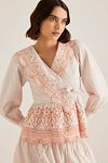 Thumbnail View 2: Damson Madder Anais Embroidered Wrap Blouse