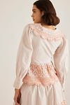 Thumbnail View 5: Damson Madder Anais Embroidered Wrap Blouse