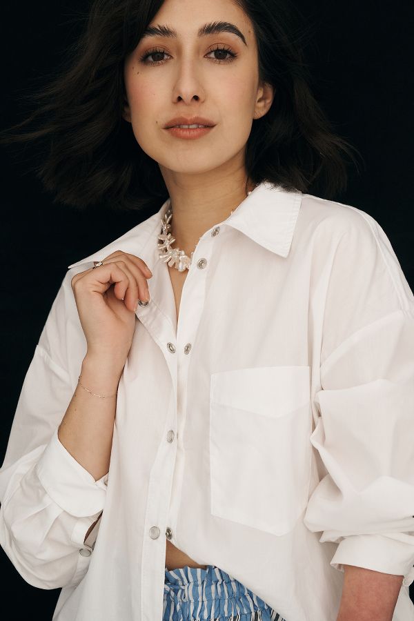 Slide View: 15: The Bennet Buttondown Shirt by Maeve