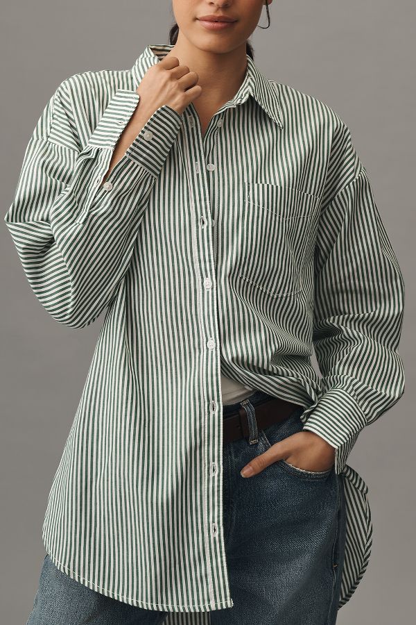 Slide View: 2: The Bennet Buttondown Shirt by Maeve