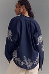 Thumbnail View 6: The Tavi Buttondown Blouse by Pilcro: Embroidered Edition