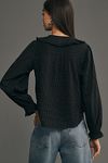 Thumbnail View 2: The Keira Collared Button-Front Blouse by Pilcro: Long-Sleeve Edition