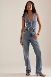 Visualizzazione miniature 2: Top Gilet in Denim Borchiato Good American