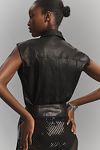 Thumbnail View 2: Ronny Kobo Carlyle Faux-Leather Bodysuit