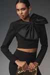 Thumbnail View 1: Ronny Kobo Arlet Oversized Bow Long-Sleeve Top