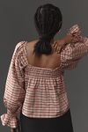 Thumbnail View 2: Mille Jesse Smocked Puff-Sleeve Top