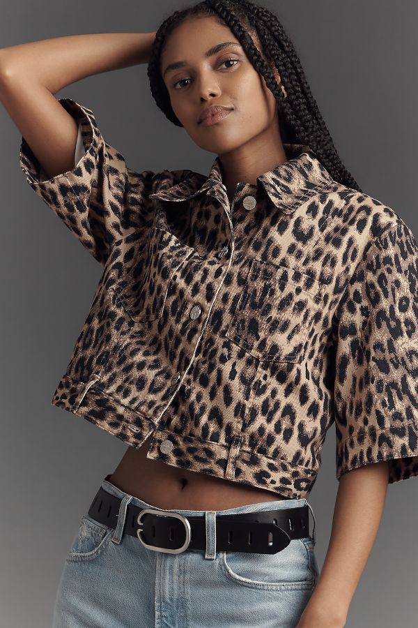 Slide View: 1: Baum und Pferdgarten Masja Leopard Blouse