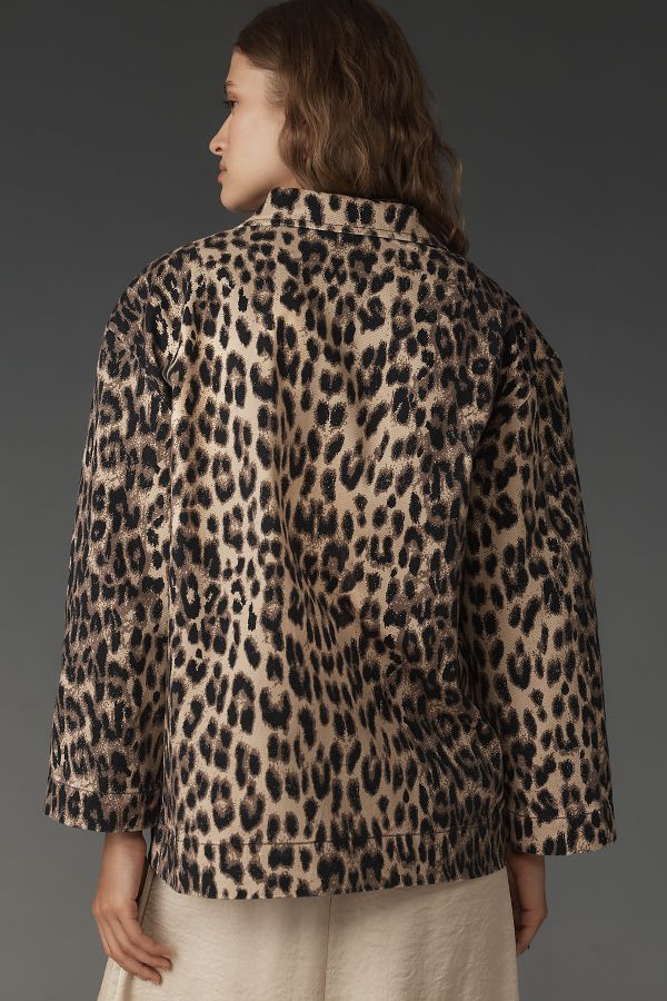 Slide View: 2: Baum und Pferdgarten Bessie Leopard Blouse