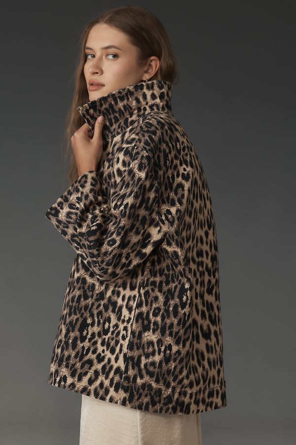 Slide View: 5: Baum und Pferdgarten Bessie Leopard Blouse