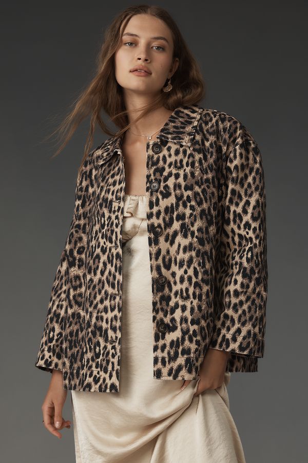 Slide View: 1: Baum und Pferdgarten Bessie Leopard Blouse