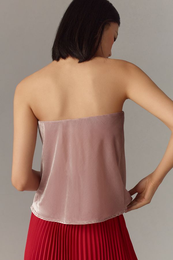 Slide View: 2: By Anthropologie Velvet Tube Top