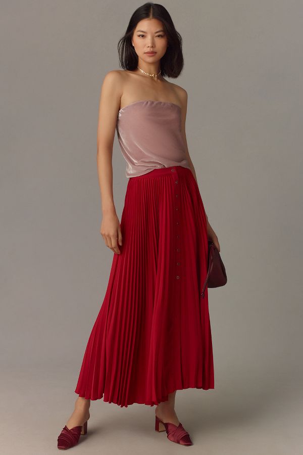 Slide View: 3: By Anthropologie Velvet Tube Top