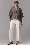 Thumbnail View 7: The Dylon Short-Sleeve Wide-Placket Top: Striped Edition