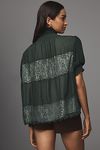 Thumbnail View 2: By Anthropologie High-Neck Lace Swing Blouse