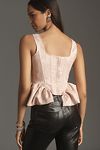 Thumbnail View 2: Siempre Corset Side-Peplum Tank