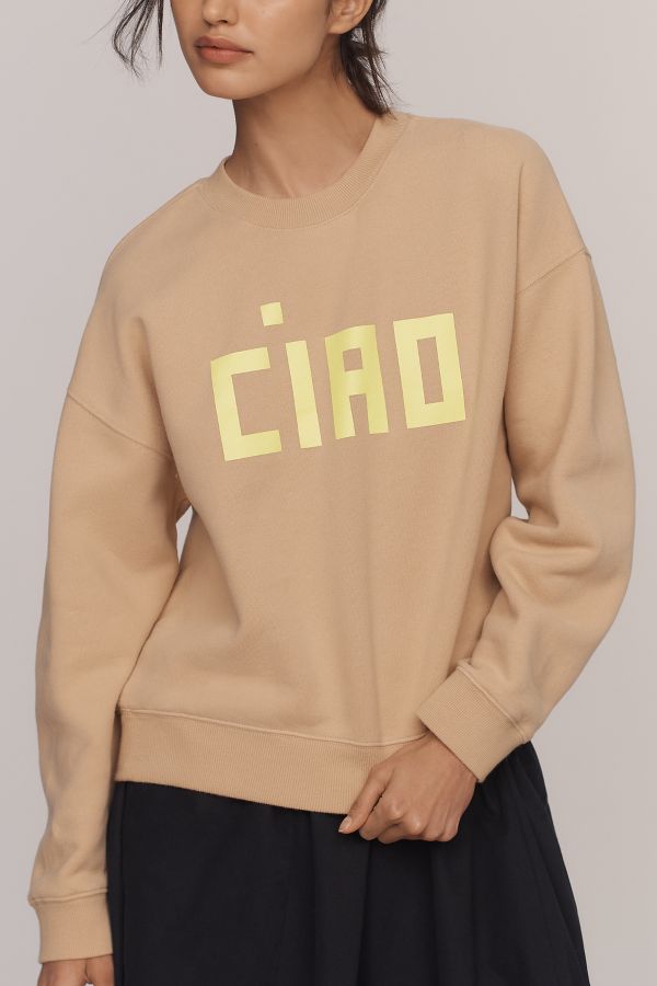 Slide View: 2: Clare V. Ciao Sweatshirt