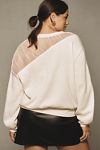 Thumbnail View 6: Maeve Sheer-Shoulder Pullover Knit Top