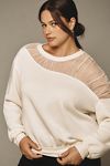 Thumbnail View 5: Maeve Sheer-Shoulder Pullover Knit Top